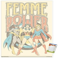 Комикс-жените на ДиСи-Женски Постер за стена, 14.725 22.375