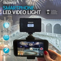 Бовер ибо-светодиод за камера за ДСЛР и мобилни устройства-глави лампа - светодиод-постоянен ток