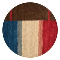Хималая ХИМ582А ръчно изработен Червен Мулти килим