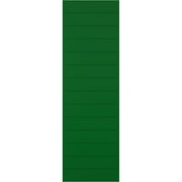 Екена Милуърк 12 в 69 з вярно Фит ПВЦ хоризонтална ламела модерен стил фиксирани монтажни щори, Виридиан зелен