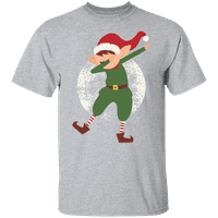 Графика Америка празнична Коледна ваканция Дабинг елф Смешни Мъжки Графичен тениска